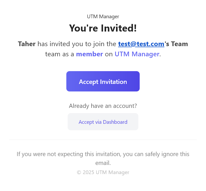 Step 3: Email Sent